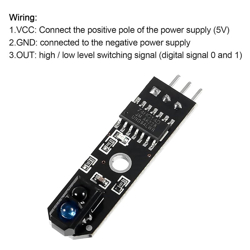 Coliao 10pcs TCRT5000 Infrared Reflective Sensor Module - 5V Line Obstacle Avoidance Tracing Sensor for Smart Car Robot - Image 4